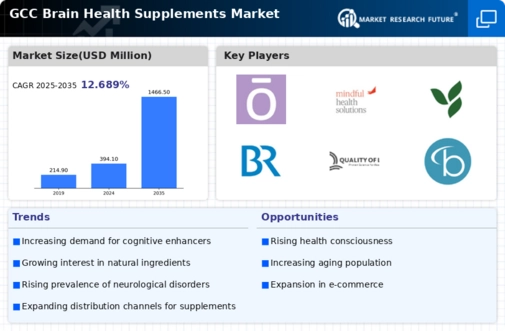 GCC Brain Health Supplements Market Infographic