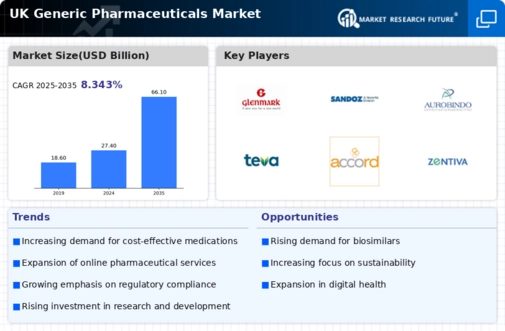 UK Generic Pharmaceuticals Market Infographic