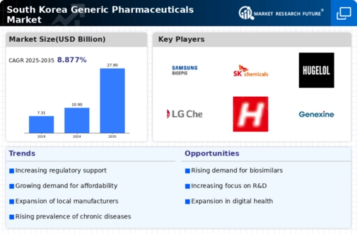 South Korea Generic Pharmaceuticals Market Infographic