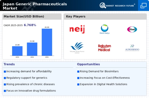 Japan Generic Pharmaceuticals Market Infographic