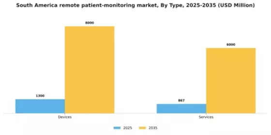 South America Remote Patient Monitoring Market Segment Image 2