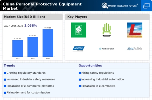 China Personal Protective Equipment Market Infographic