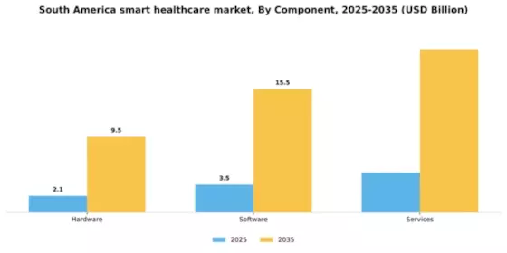 South America Smart Healthcare Market Segment Image 1