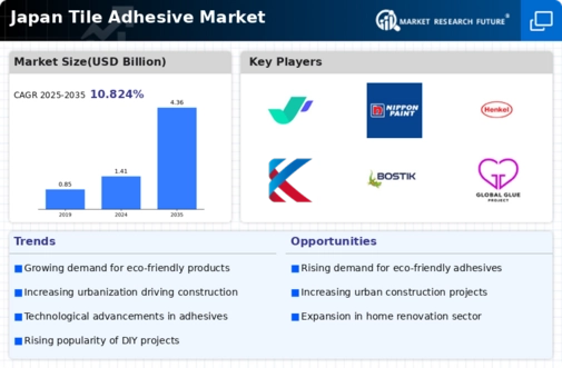 Japan Tile Adhesive Market Infographic
