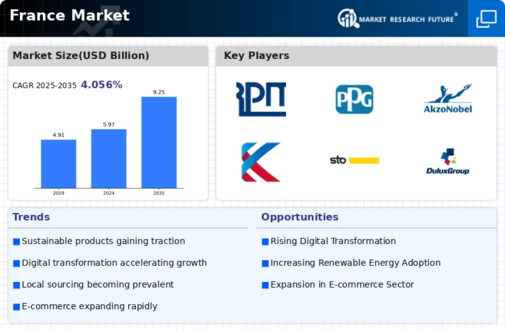 France Paints Coatings Market Infographic