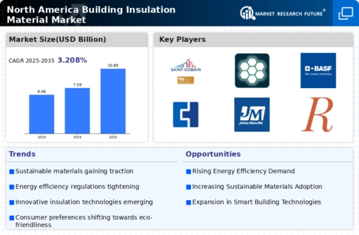 North America Building Insulation Material Market Infographic