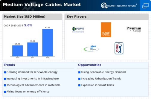 Medium Voltage Cables Market Infographic