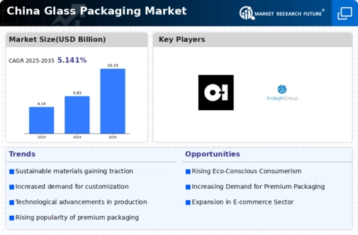 China Glass Packaging Market Infographic