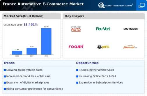 France Automotive E Commerce Market Infographic