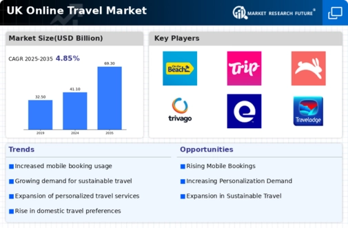 UK Online Travel Market Infographic