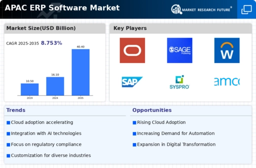 APAC ERP Software Market Infographic
