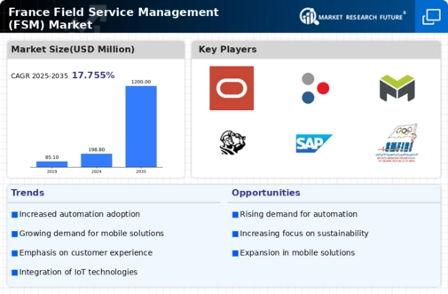 France Field Service Management Market Infographic