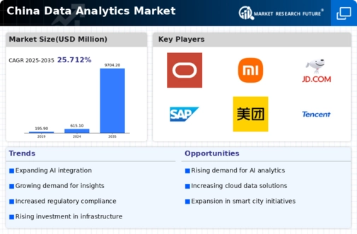 China Data Analytics Market Infographic