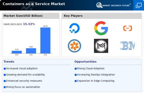 Containers as a Service Market Infographic