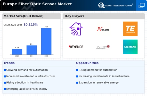 Europe Fiber Optic Sensor Market Infographic