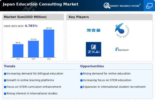 Japan Education Consulting Market Infographic
