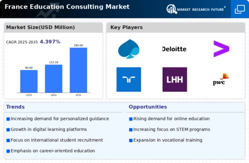 France Education Consulting Market Infographic