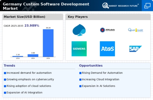 Germany Custom Software Development Market Infographic