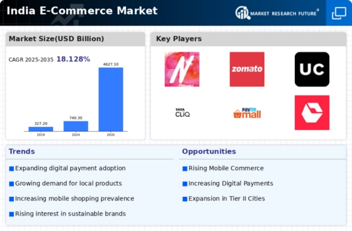 India E Commerce Market Infographic