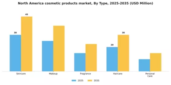North America Cosmetic Products Market Segment Image 3