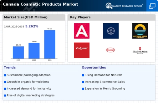 Canada Cosmetic Products Market Infographic