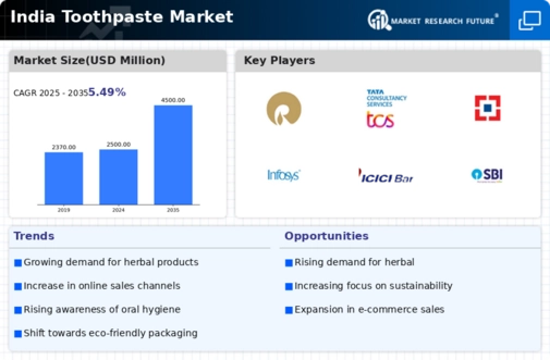 India Toothpaste Market Infographic