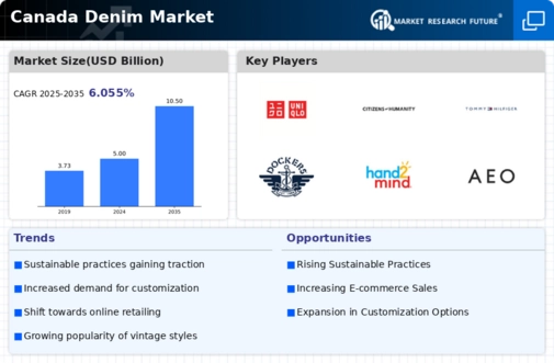 Canada Denim Market Infographic