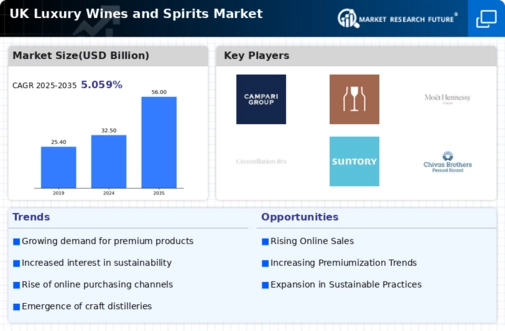 UK Luxury Wines and Spirits Market Infographic