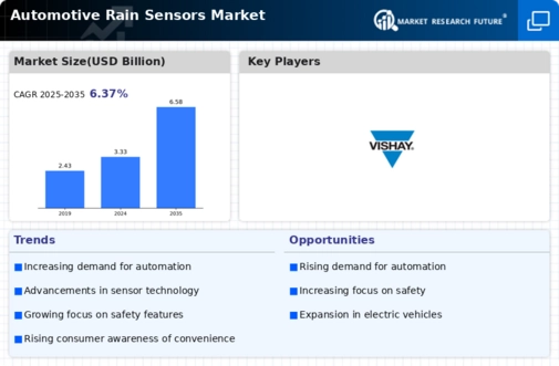 Automotive Rain Sensors Market Infographic