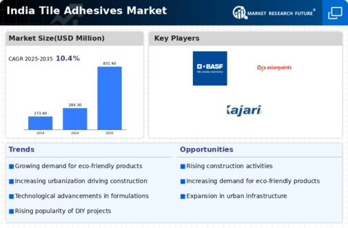 India Tile Adhesive Market Infographic