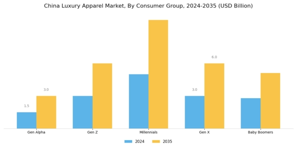 China Luxury Apparel Market Segment Image 3