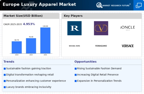 Europe Luxury Apparel Market Infographic