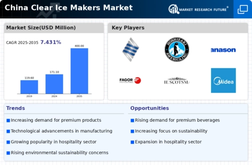 China Clear Ice Makers Market Infographic