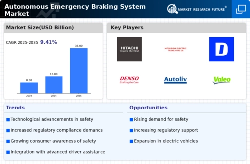 Autonomous Emergency Braking System Market Infographic