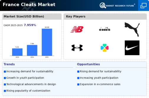 France Cleats Market Infographic
