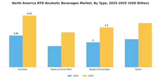 North America RTD Alcoholic Beverages Market Segment Image 3
