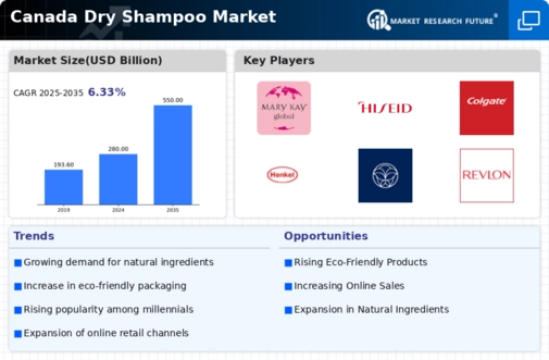Canada Dry Shampoo Market Infographic