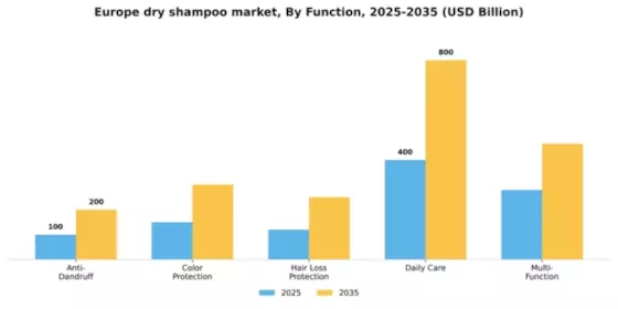 Europe Dry Shampoo Market Segment Image 1