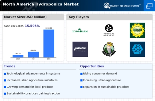 North America Hydroponics Market Infographic