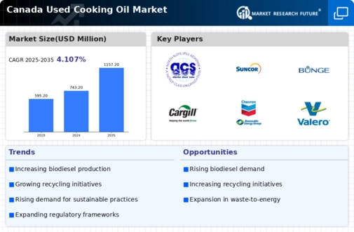 Canada Used Cooking Oil Market Infographic