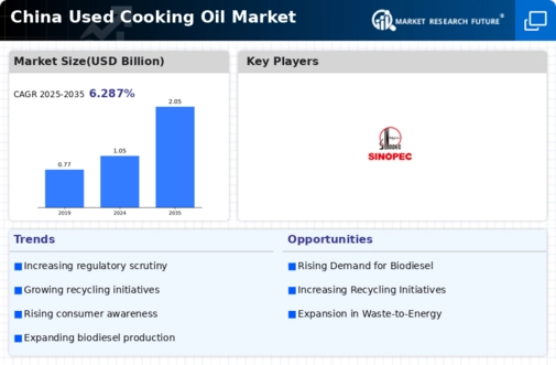 China Used Cooking Oil Market Infographic