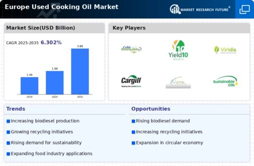 Europe Used Cooking Oil Market Infographic