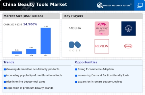 China Beauty Tools Market Infographic