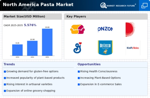 North America Pasta Market Infographic