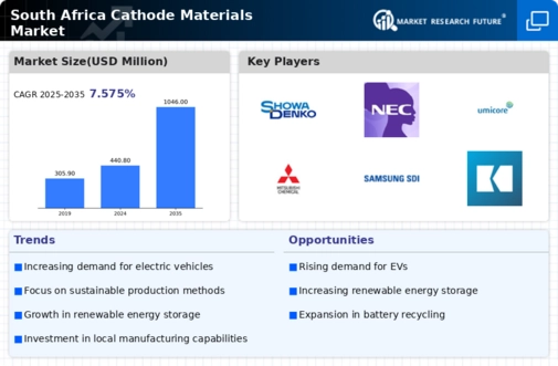 South Africa Cathode Materials Market Infographic