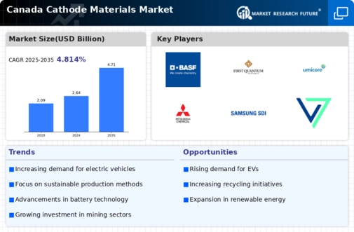 Canada Cathode Materials Market Infographic