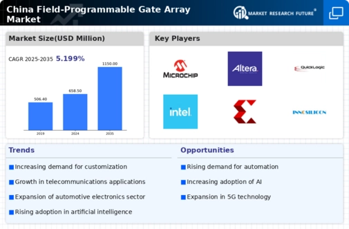 China Field Programmable Gate Array Market Infographic