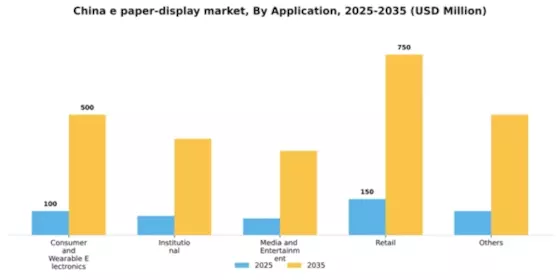 China E Paper Display Market Segment Image 0
