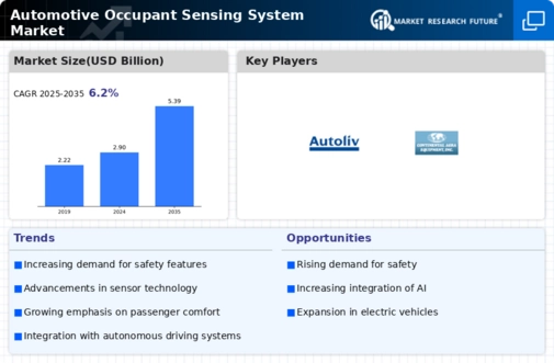 Automotive Occupant Sensing System Market Infographic