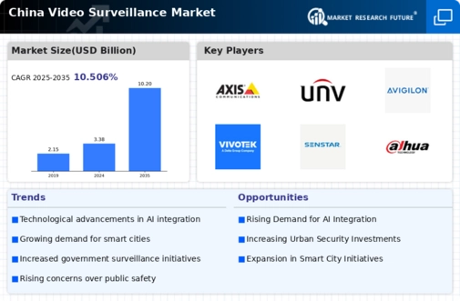 China Video Surveillance Market Infographic